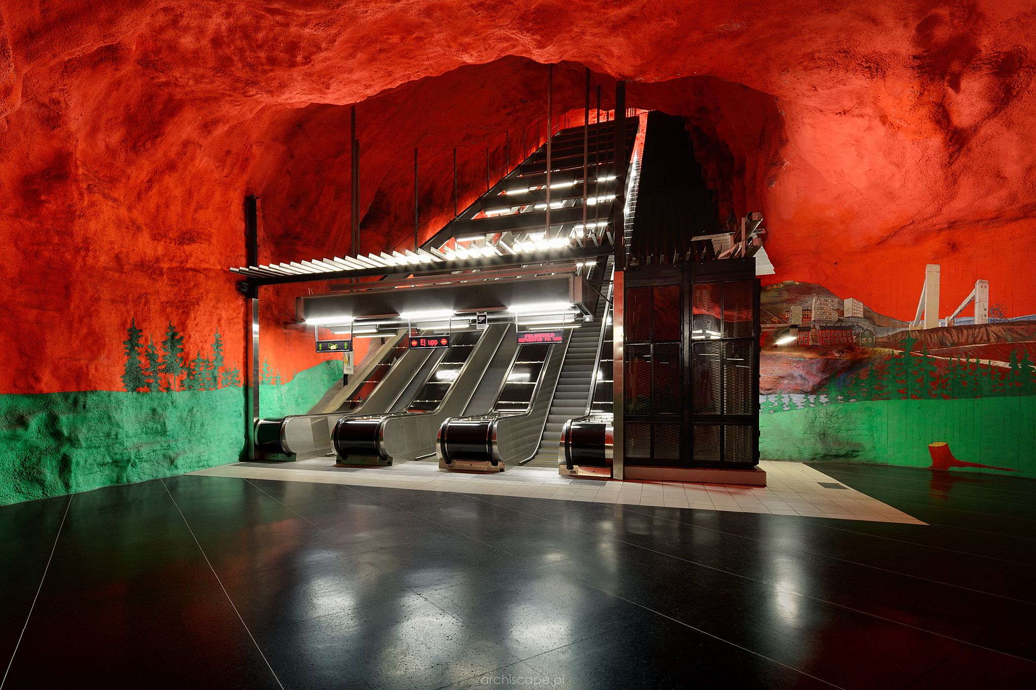 Solna Centrum (Metro), Stockholm, Sweden