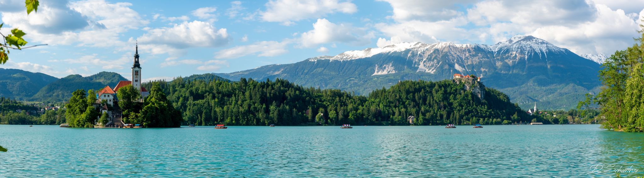 South Side Lake Bled, Slovenia