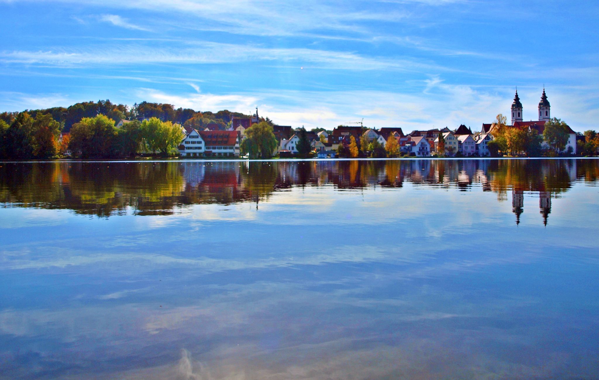 Stadtblick Bad Waldsee, Germany