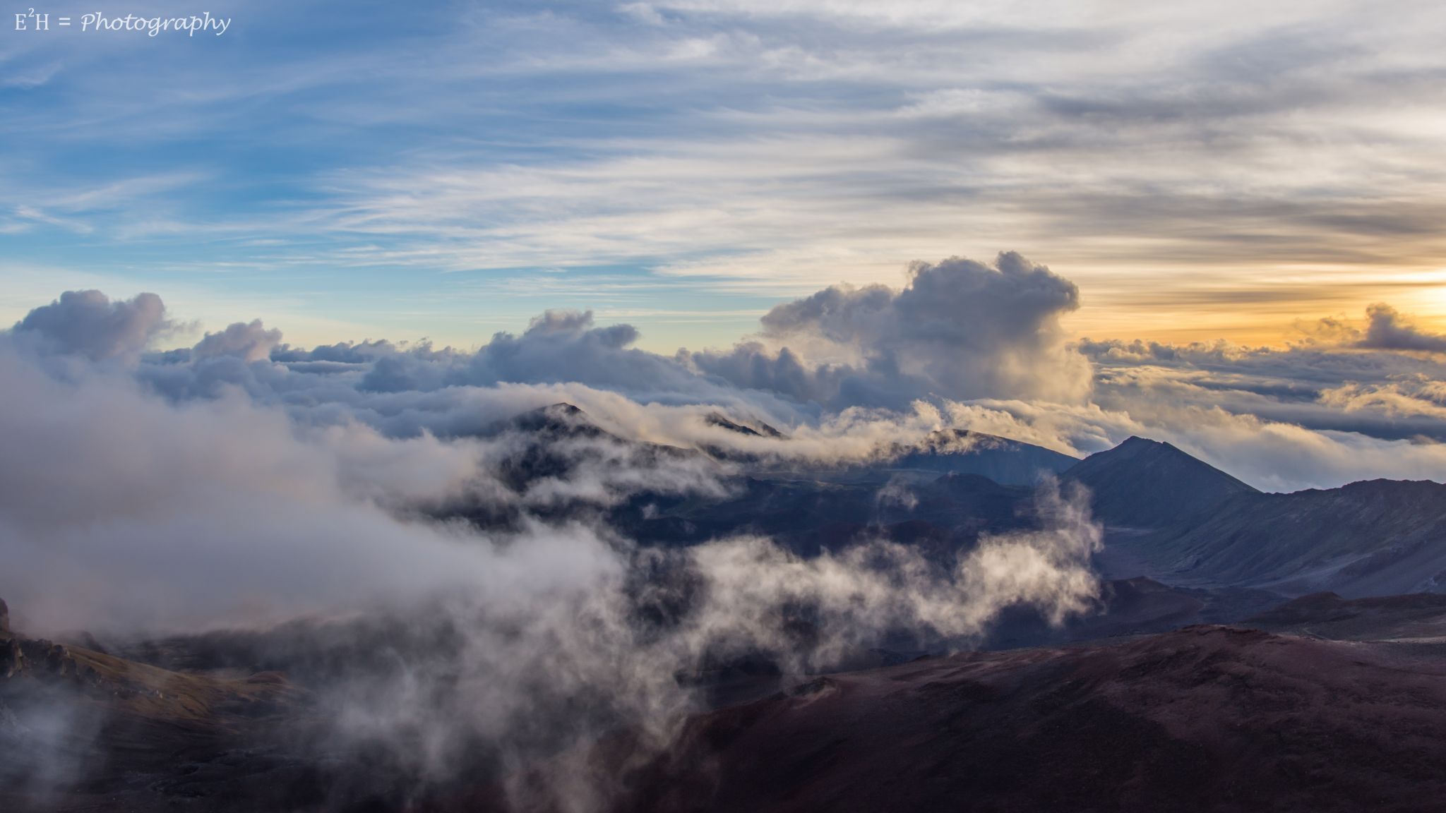 Sunrise at Haleakala National Park, Maui, Hawaii, USA