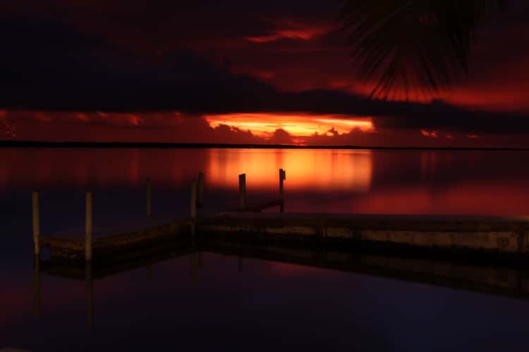 Sunset dock