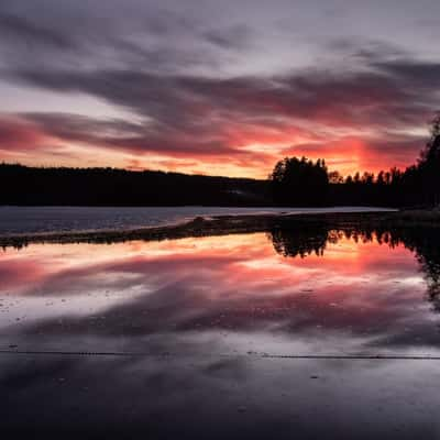 Sunset Värmland, Sweden