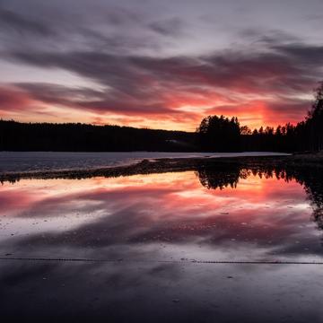 Sunset Värmland, Sweden