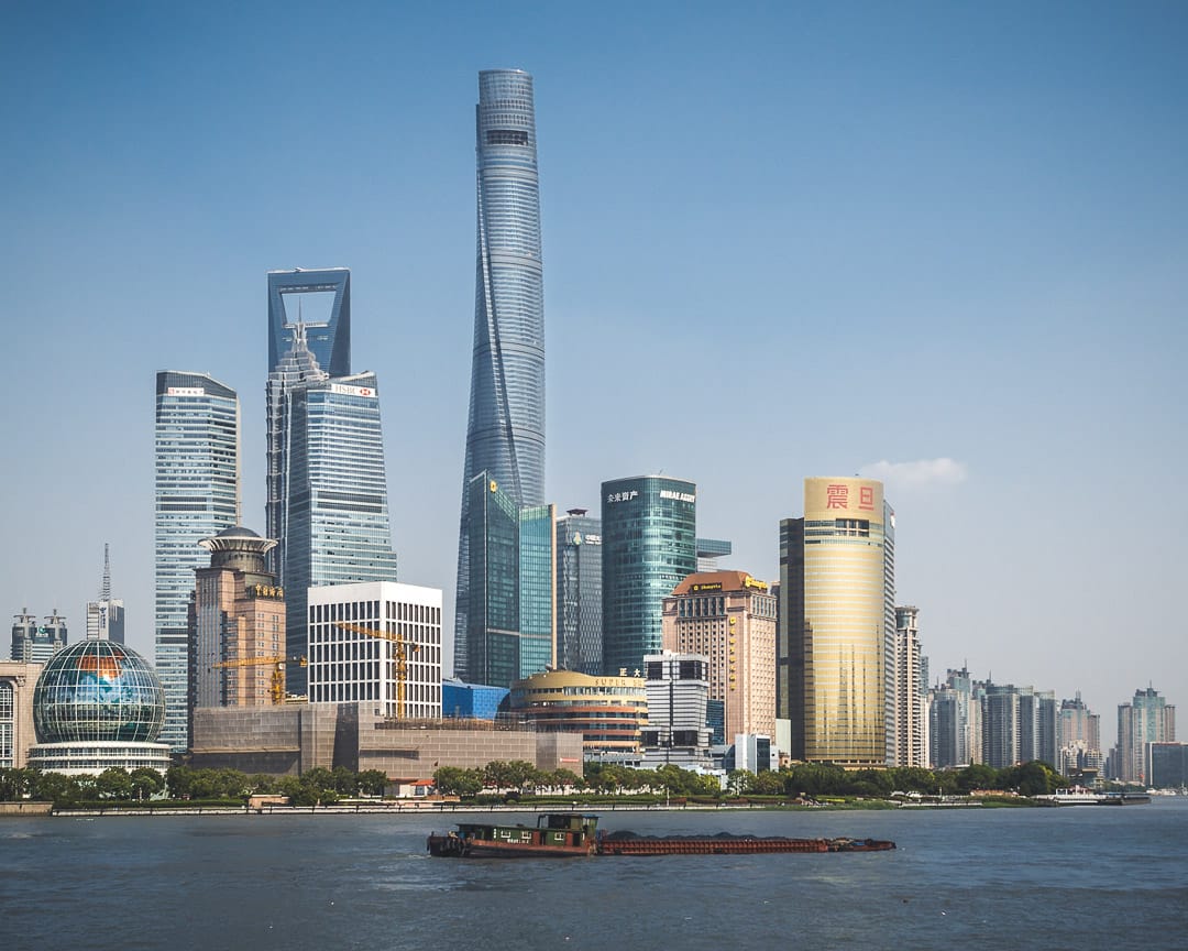 Shanghai Pudong Skyline, The Bund, China