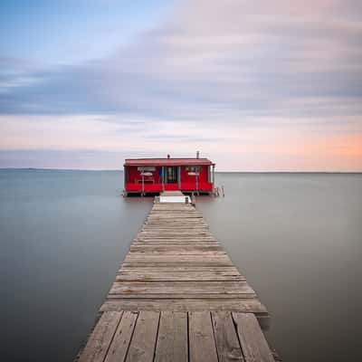 The lagoon of Kalochori, Greece