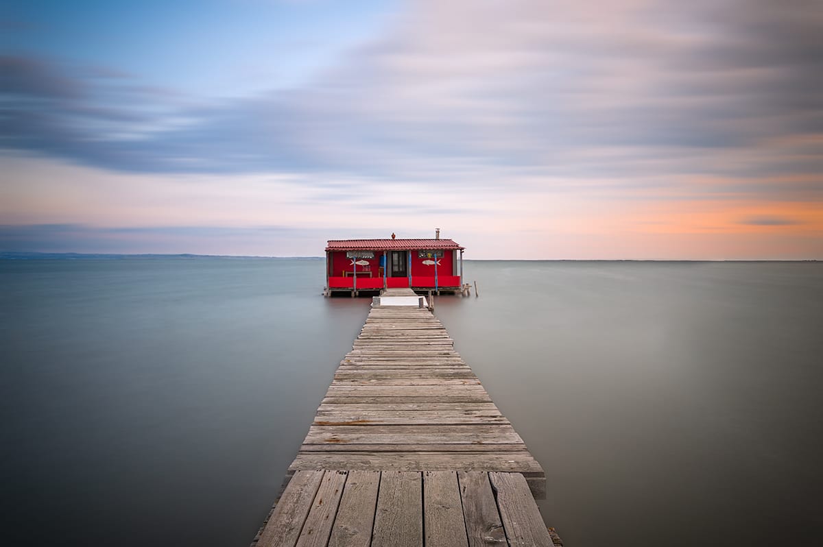 The lagoon of Kalochori, Greece