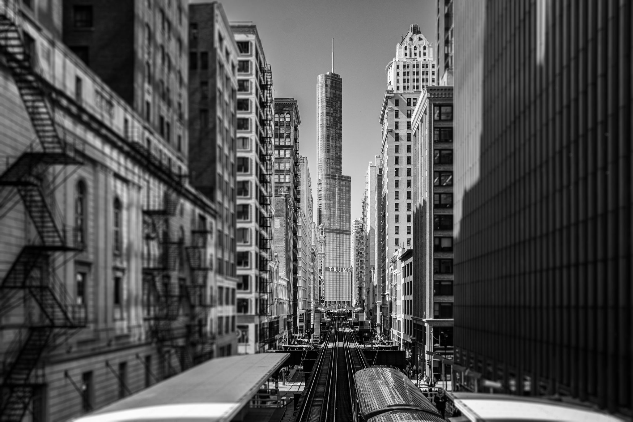 Trump Tower from Adams/Wabash, Chicago, USA