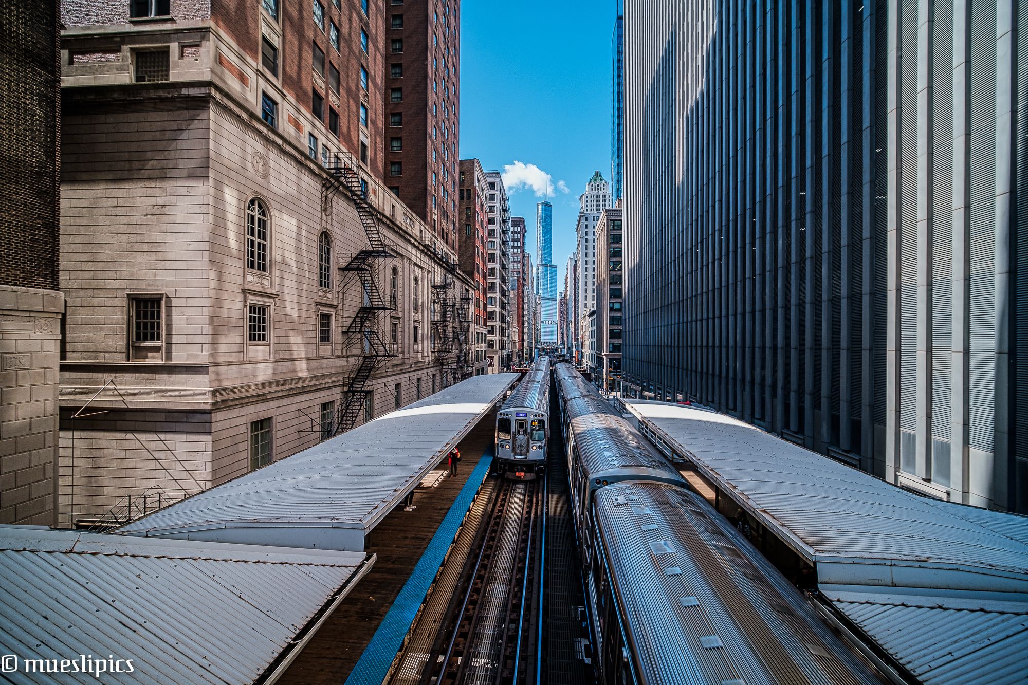 Trump Tower from Adams/Wabash, Chicago, USA