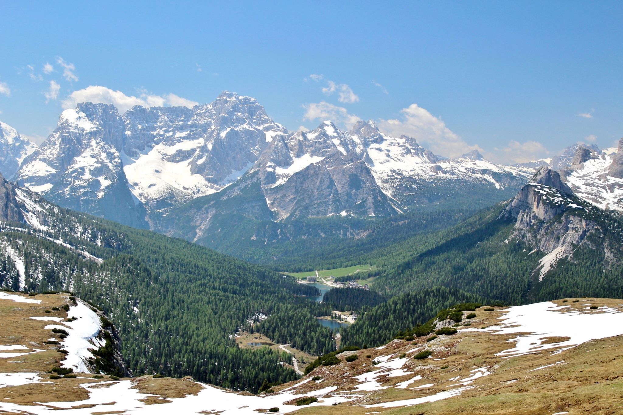 View to the Cima di Eötvös, Italy