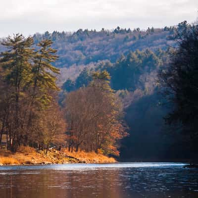 View Up-River from Cooksburg, USA