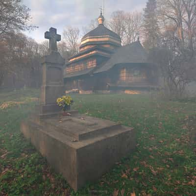 Wooden Orthodox Church in Ulucz, Poland