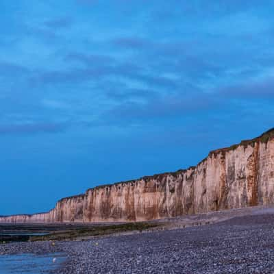 Abendstimmung an der Steilküste bei Saint-Valery-en-Caux, France