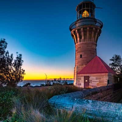 Barrenjoey Lighthouse sunrise Palm Beach Sydney, Australia