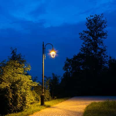 Blue hour light, Romania