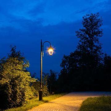 Blue hour light, Romania