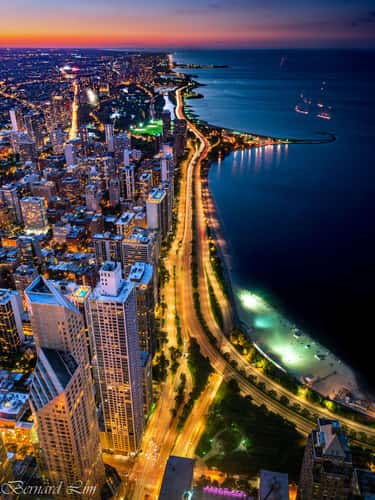 Northern view from John Hancock Center, Chicago