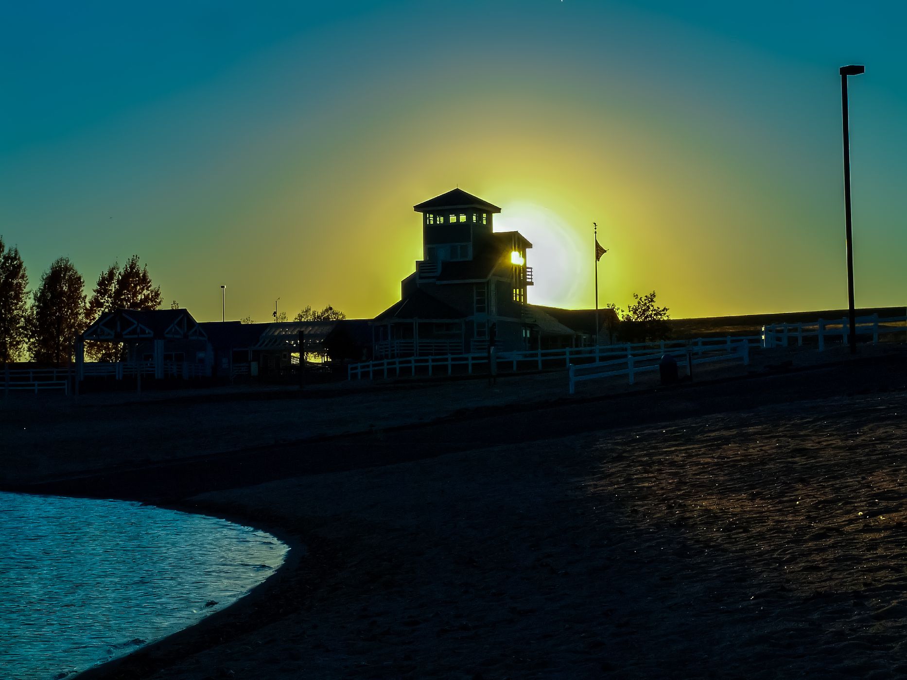 Boat Launch Beach, Aurora Reservoir, USA