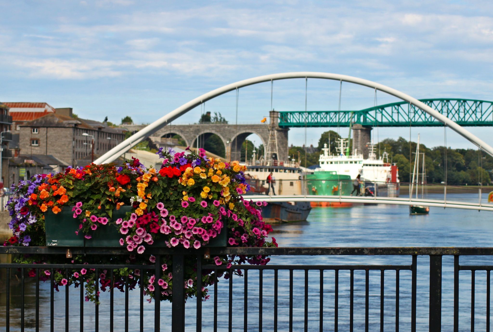 Brücke über den River Boyne in Drogheda, Ireland