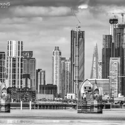 Canary Wharf & Thames Barrier, United Kingdom