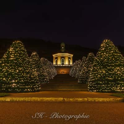 Castle Wackerbarth at Christmas time, Germany