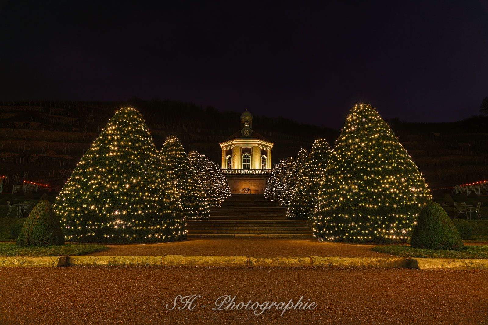Castle Wackerbarth at Christmas time, Germany
