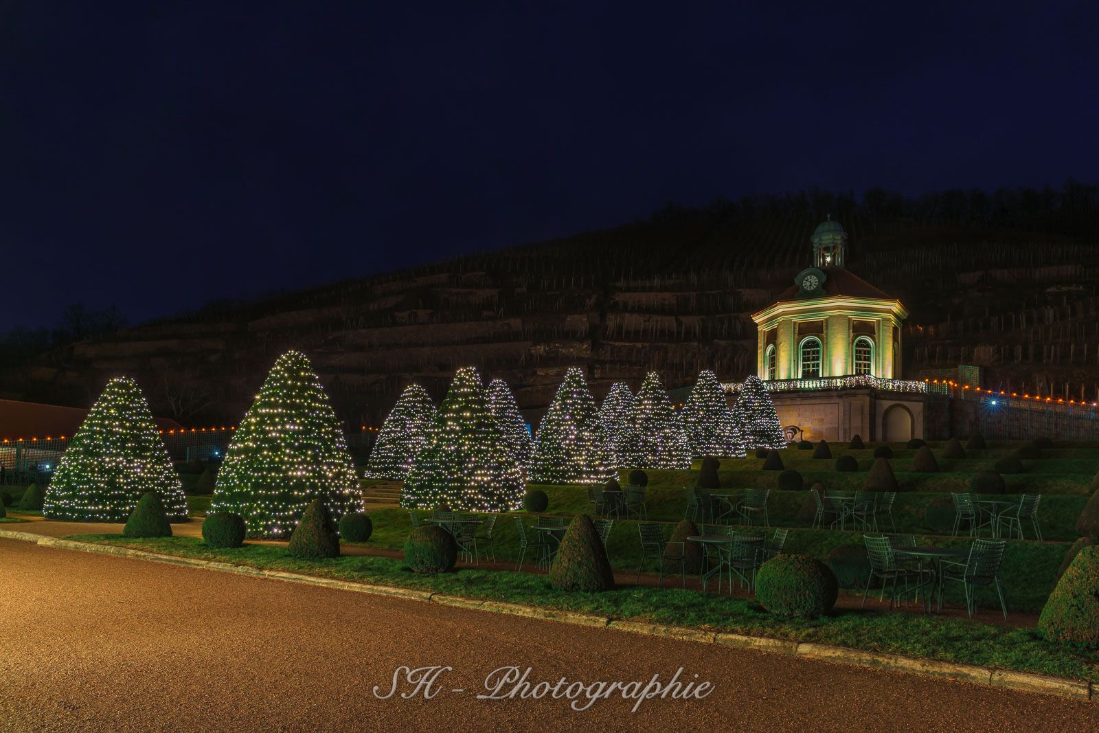 Castle Wackerbarth at Christmas time, Germany