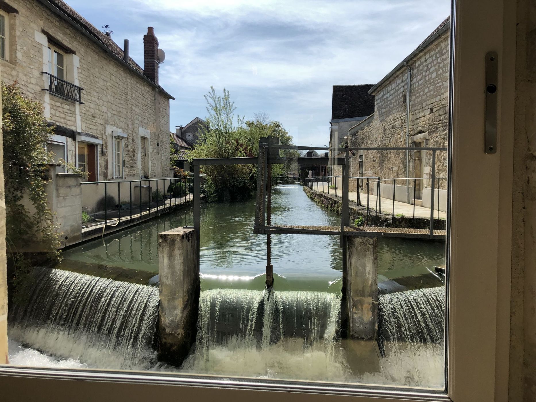 Chablis downtown, France