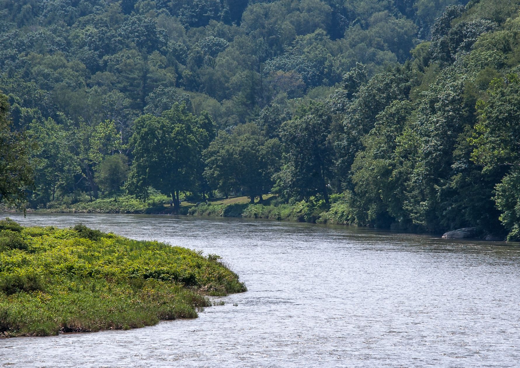 Clarion River at Canoe Ripple Road Bridge, USA