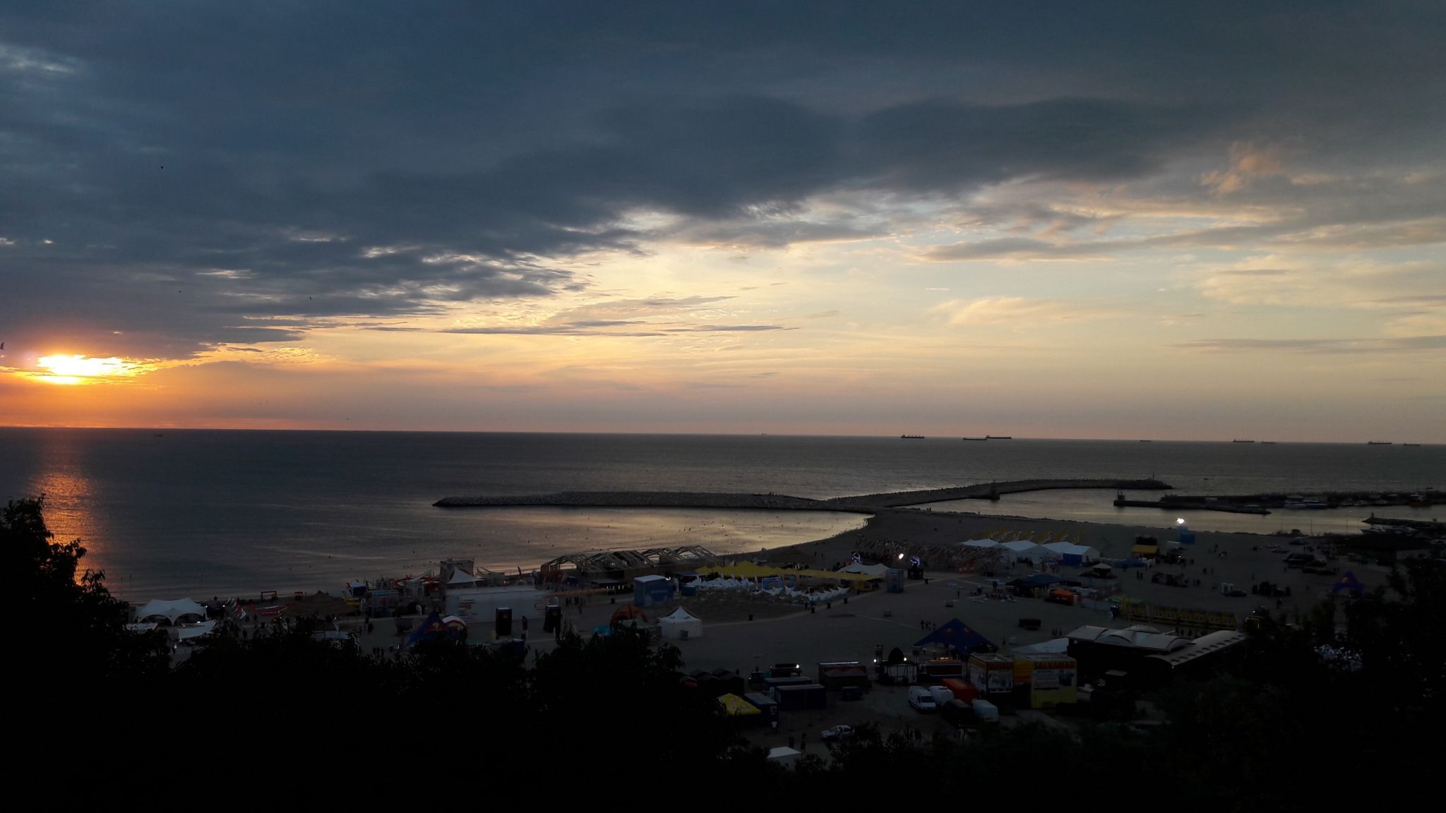 Sunrise on the Bay, Constanța, Romania