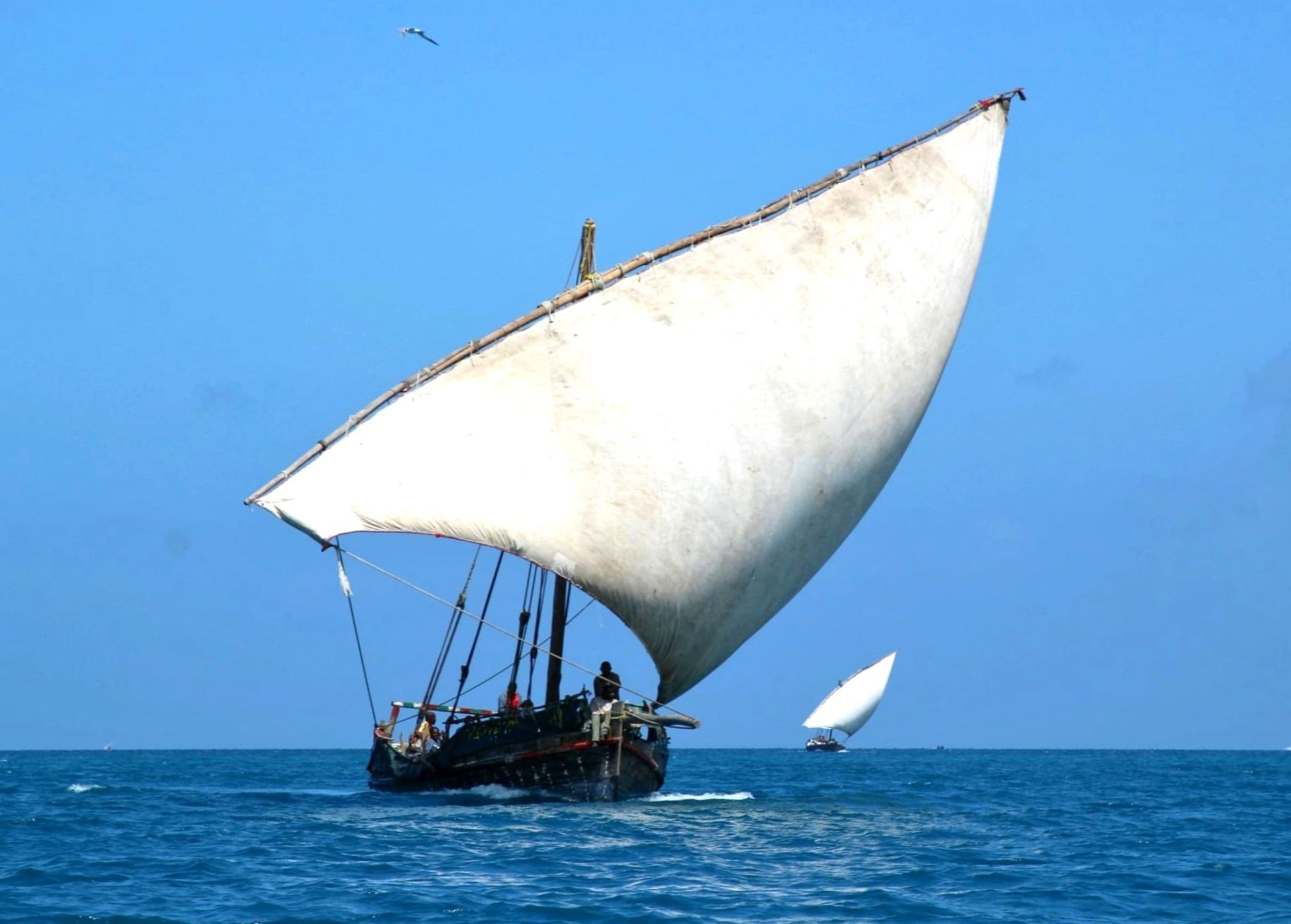 Dhow, old Boat Zanzibar, Tanzania