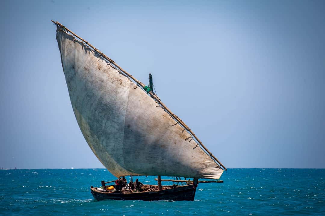 Dhow, old Boat Zanzibar, Tanzania
