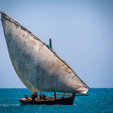 Dhow, old Boat Zanzibar, Tanzania