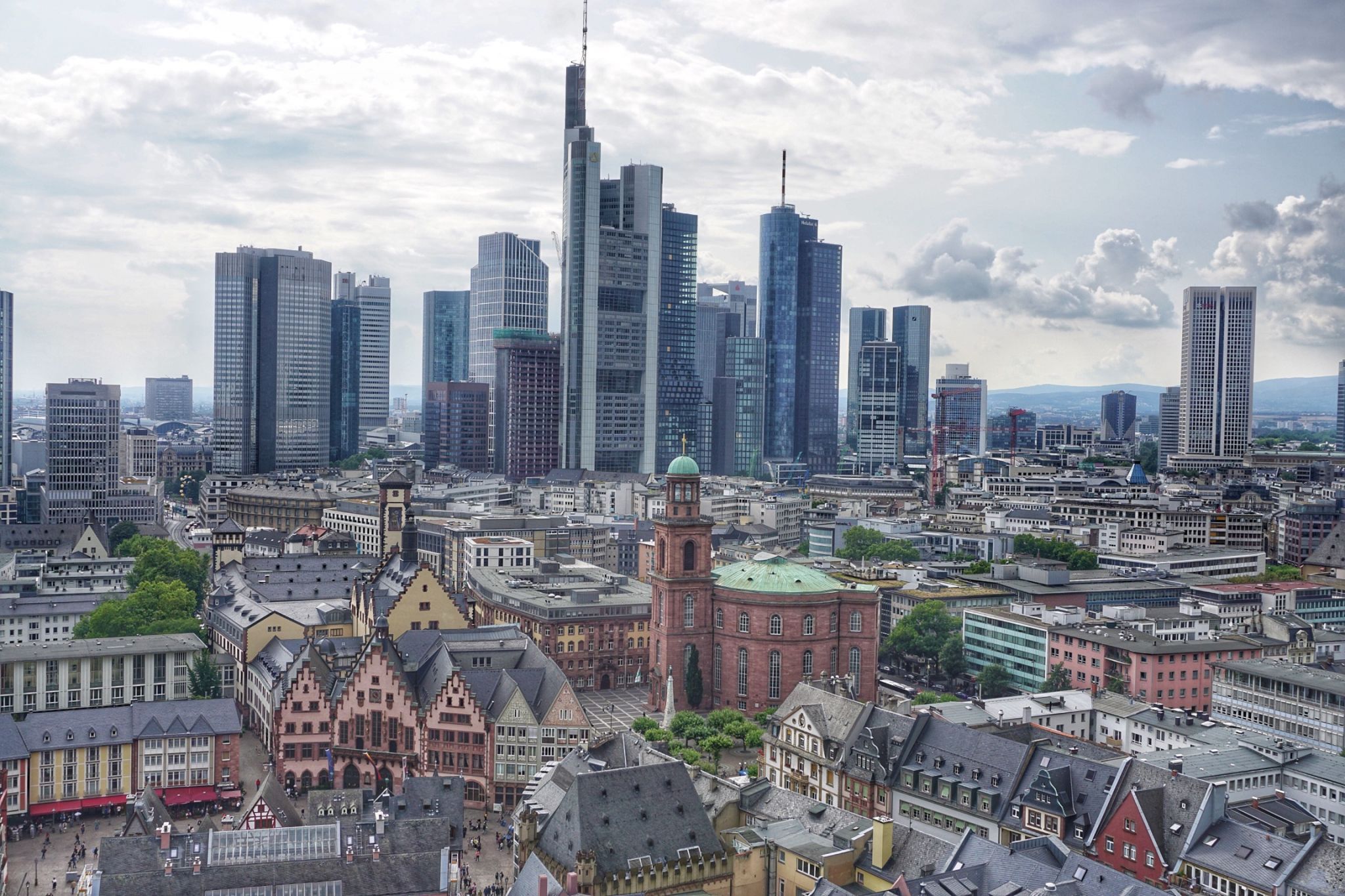 Frankfurt/Main Blick vom Domturm, Germany