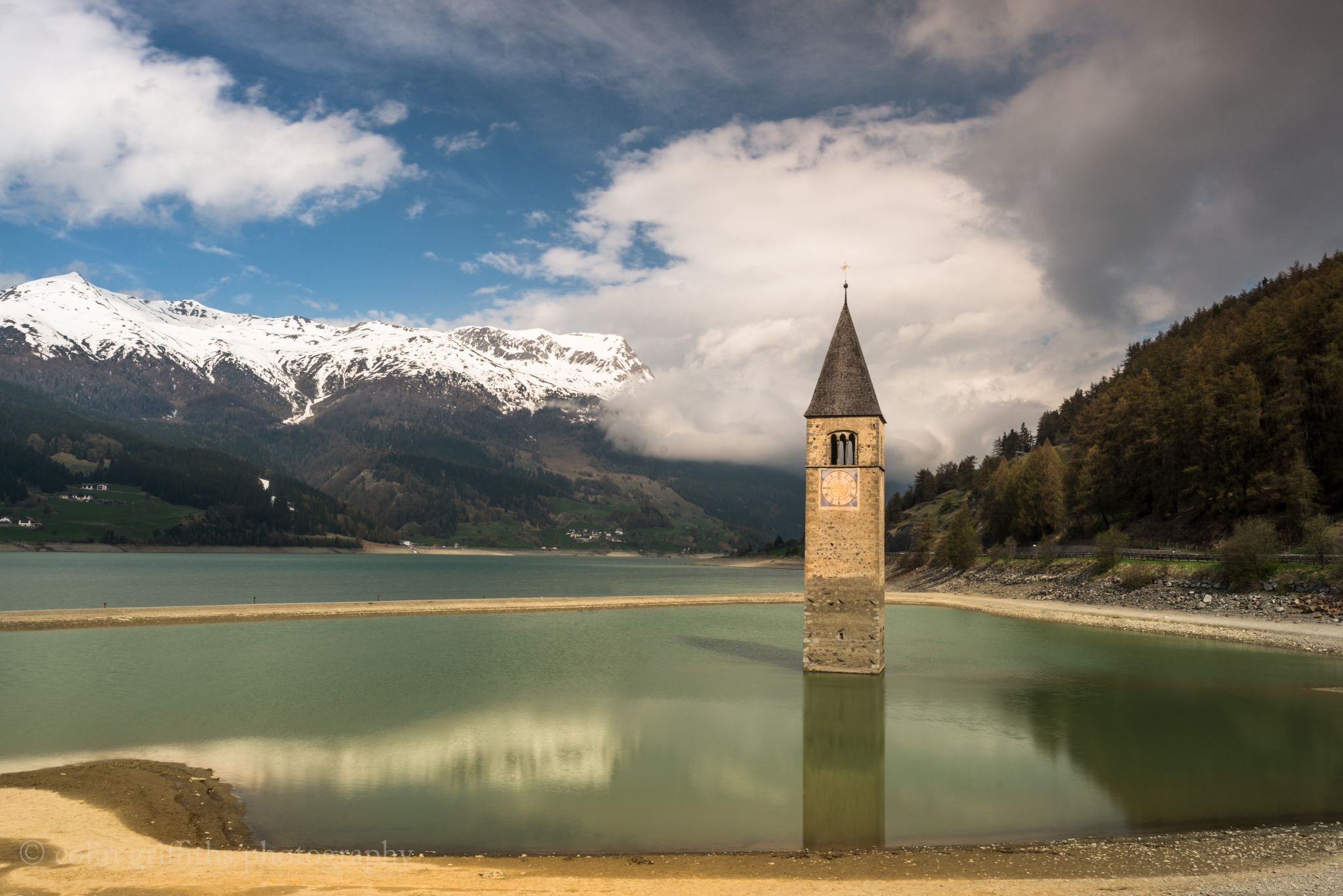 Drowned village, Italy