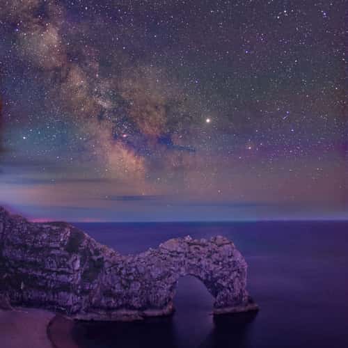 Durdle Door and Milky Way