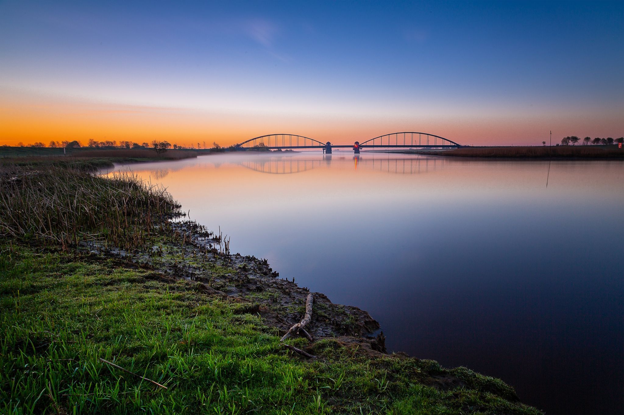 Eiderbrücke Friedrichstadt, Germany
