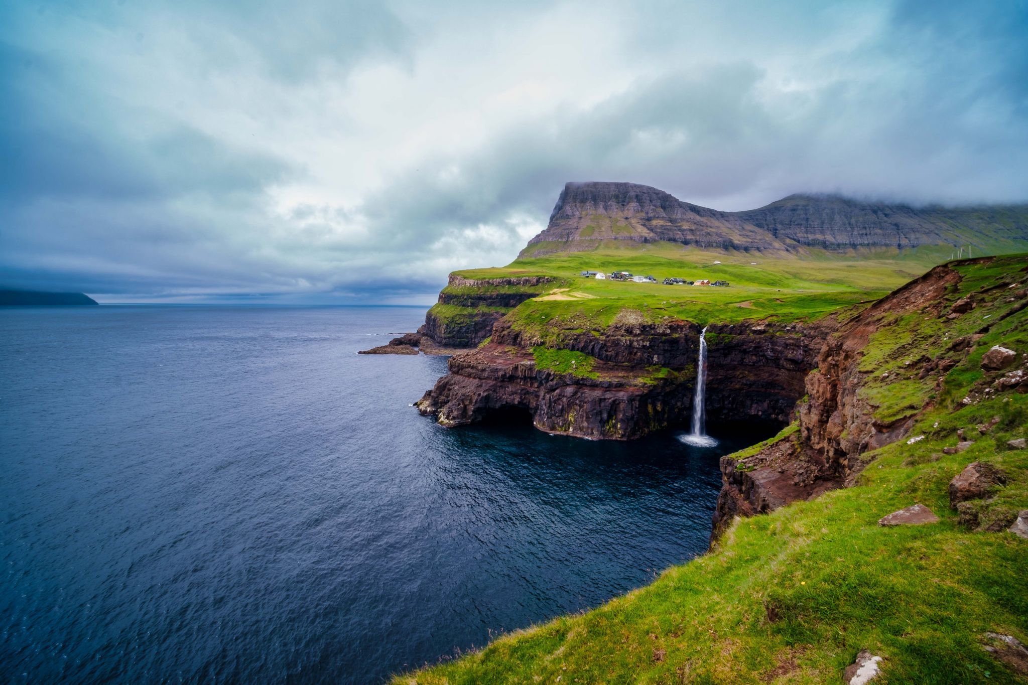 Múlafossur Waterfall, Faroe Islands