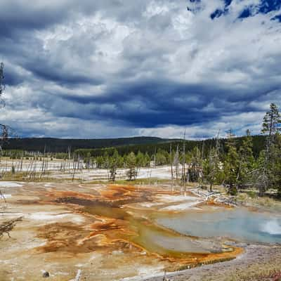 Firehole Spring, Yellowstone National Park, USA