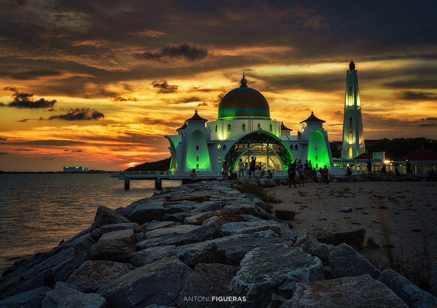Floating Mosque, Malacca, Malaysia