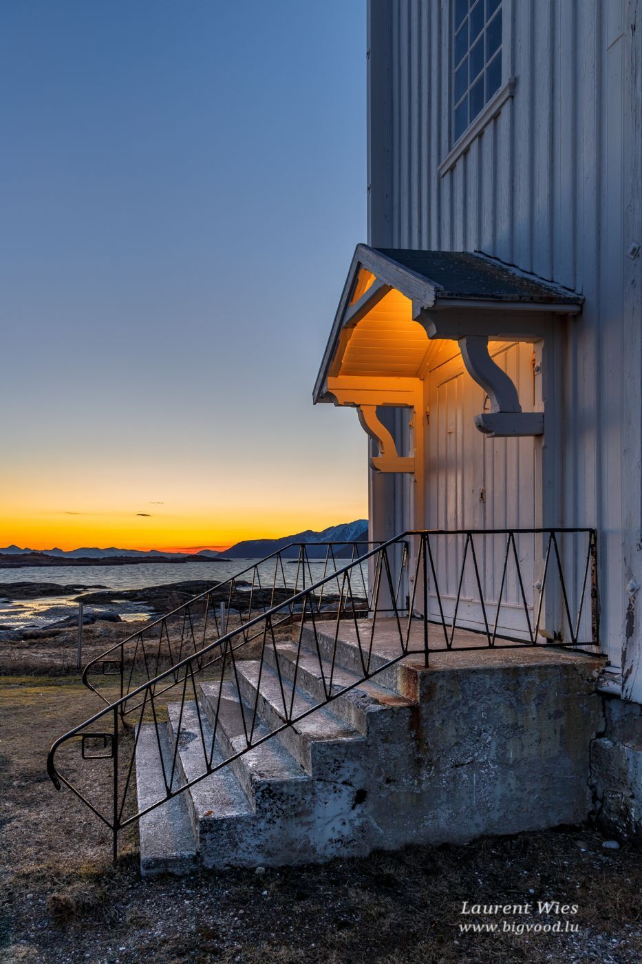 Gimsøy Church, Lofoten, Norway