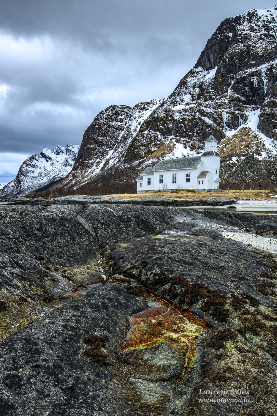 Gimsøy Church, Lofoten, Norway