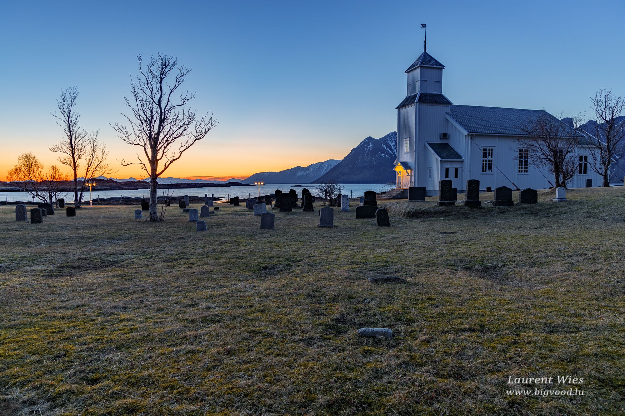 Gimsøy Church, Lofoten, Norway