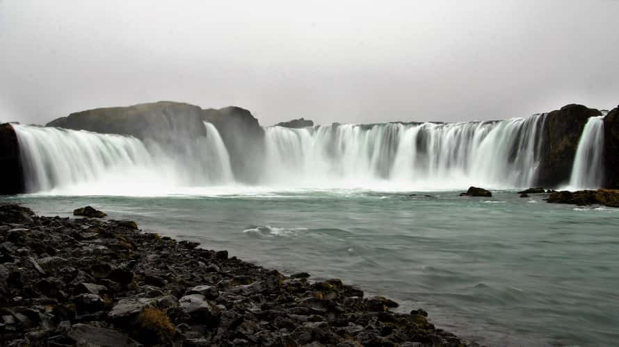 Goðafoss, South side view
