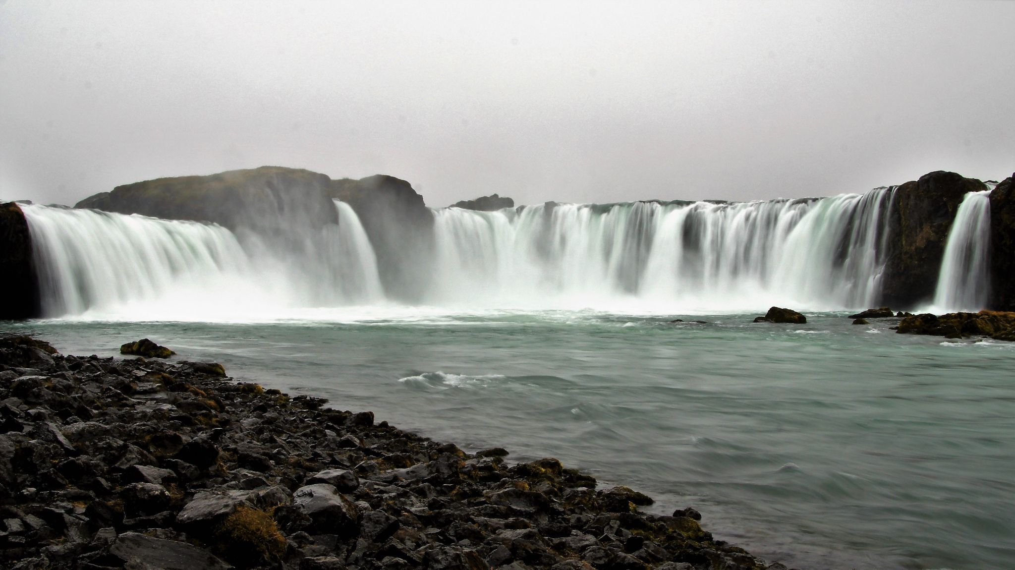 Goðafoss, South side view, Iceland