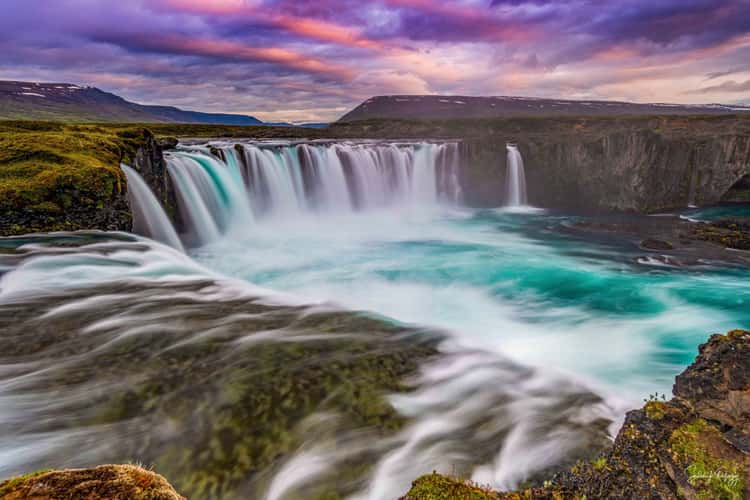 Goðafoss, South side view