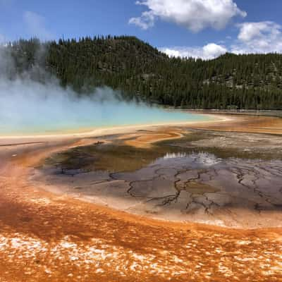 Grand Prismatic Spring, Yellowstone National Park, USA