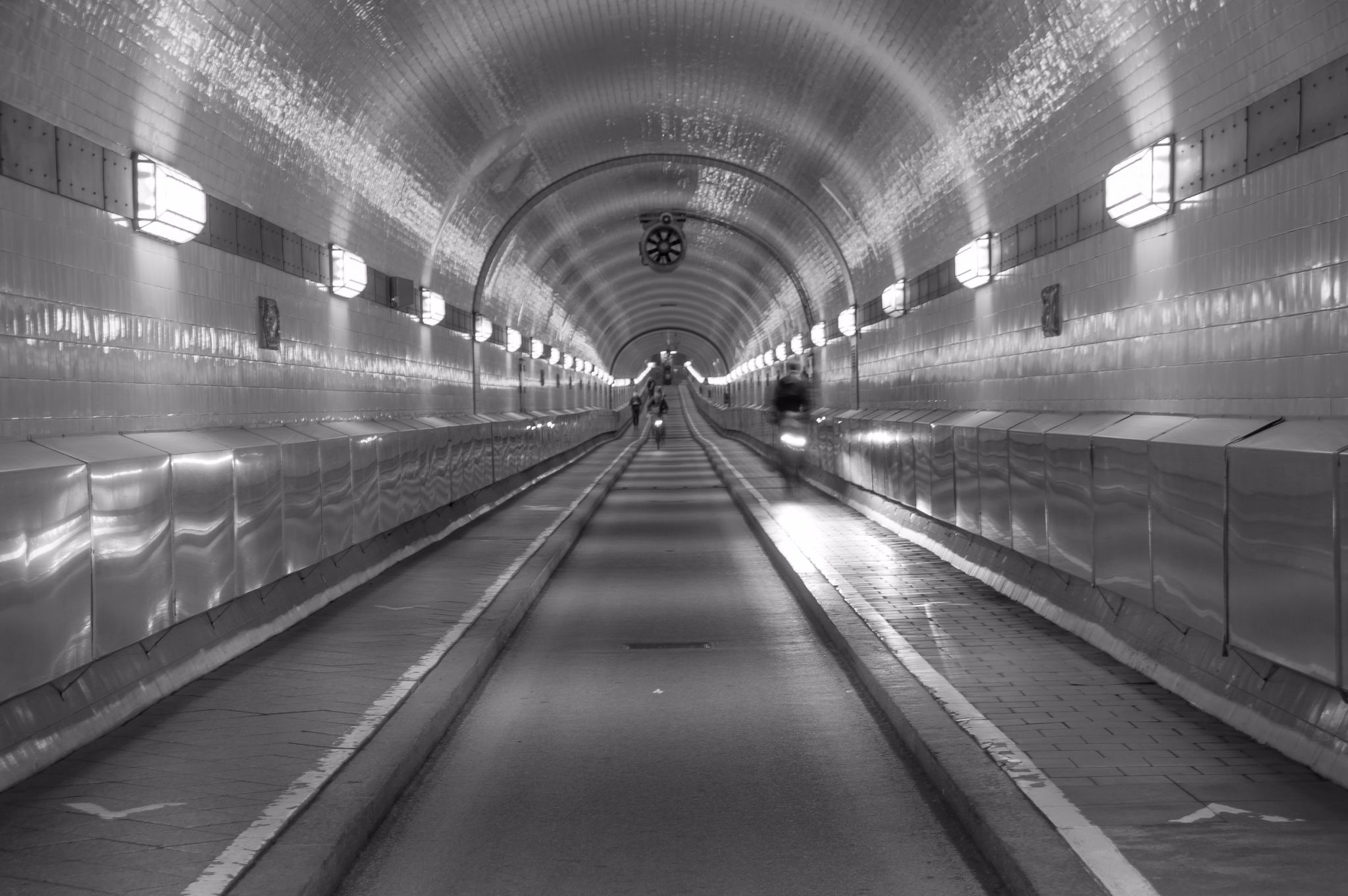 Old Elbe Tunnel, Hamburg, Germany