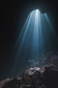 Heavenly Light at Jomblang Cave
