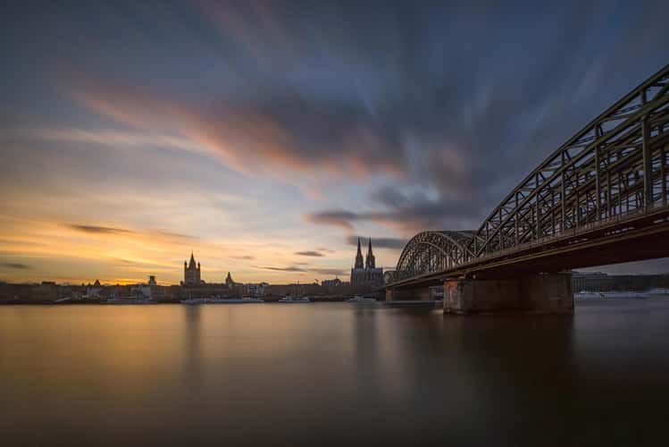 Hohenzollern Bridge with Cologne Cathedral, Cologne