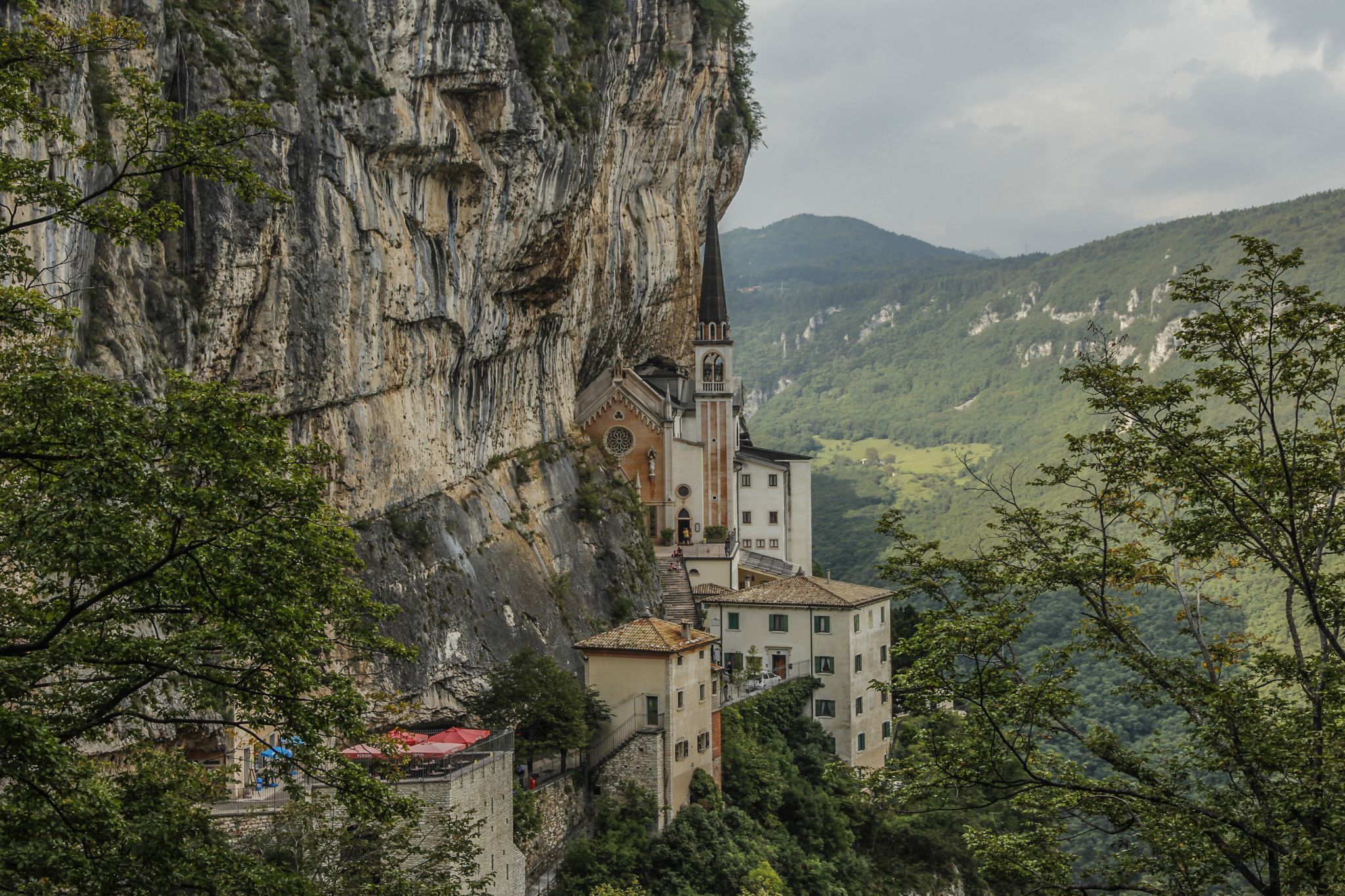 Basilica Madonna della Corona, Veneto, Italy
